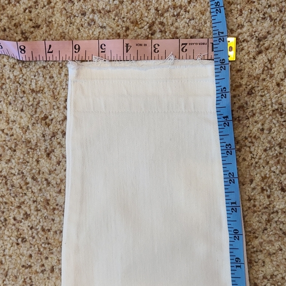 Liverpool Avery Crop in Atrium White with destruction - Picture 12 of 16